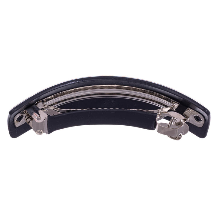 Kaareva suorakulmainen hiussolki geometrinen kuviointi 9cm