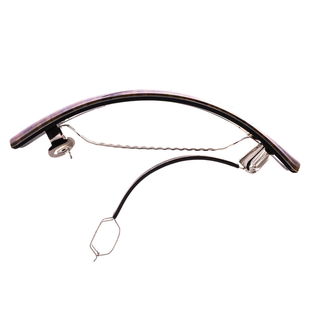 Kaareva suorakulmainen hiussolki parkettikuvio 9cm