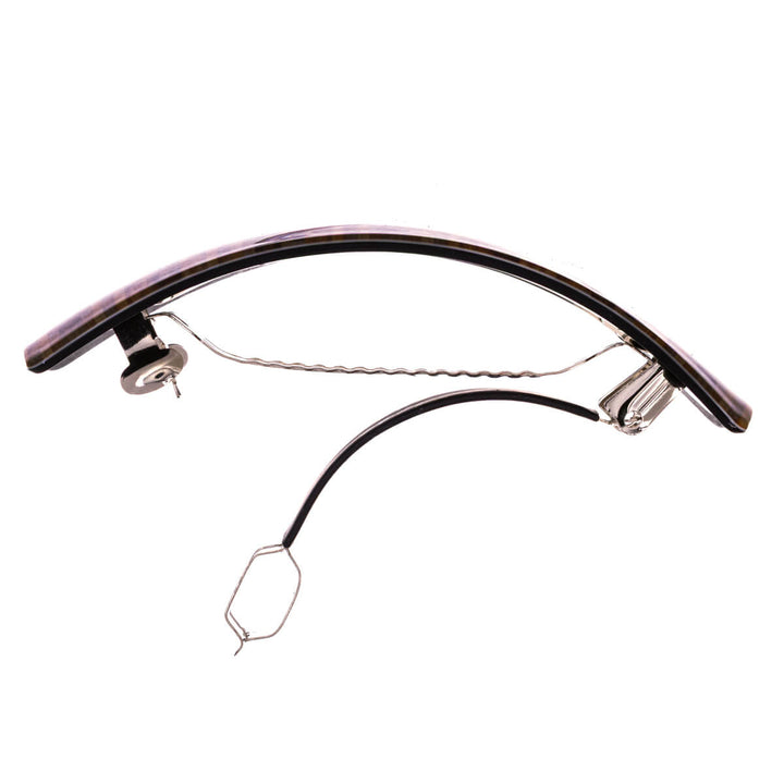 Kaareva suorakulmainen hiussolki parkettikuvio 9cm