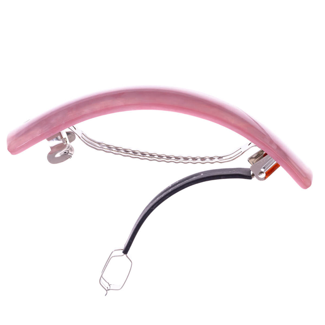 Kuvioitu kaareva suorakulmainen hiussolki 9cm