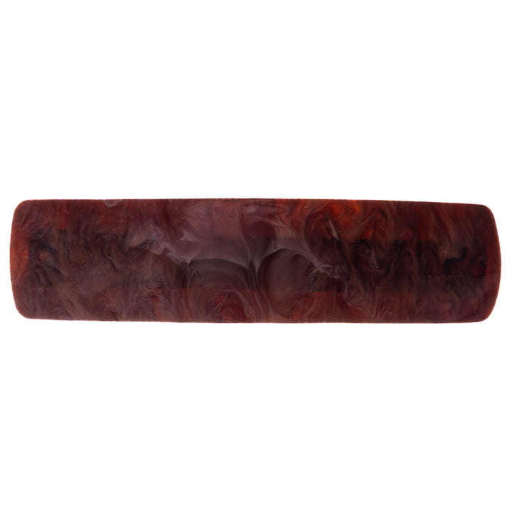 Kuvioitu kaareva suorakulmainen hiussolki 9cm