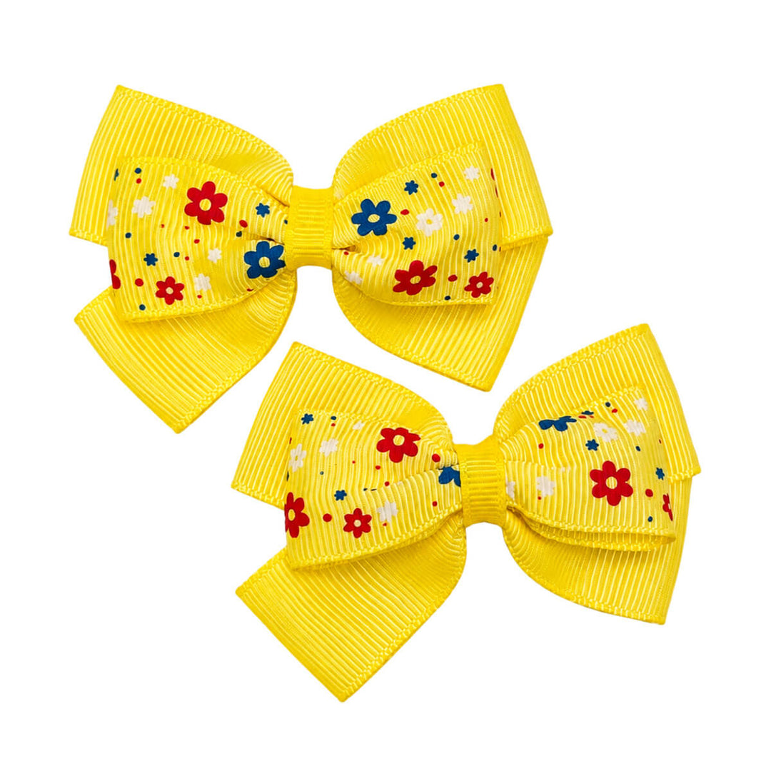 Haarspange mit Blumenmuster, 2 Stück