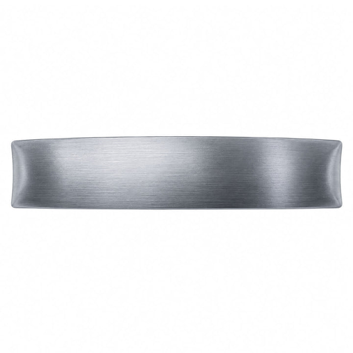 Geschwungene rechteckige Haarspange – Oberfläche mit Satin-Finish