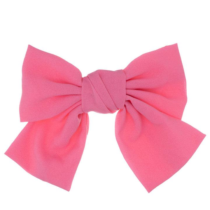 Monochrome hair bow tie hair clip 19cm