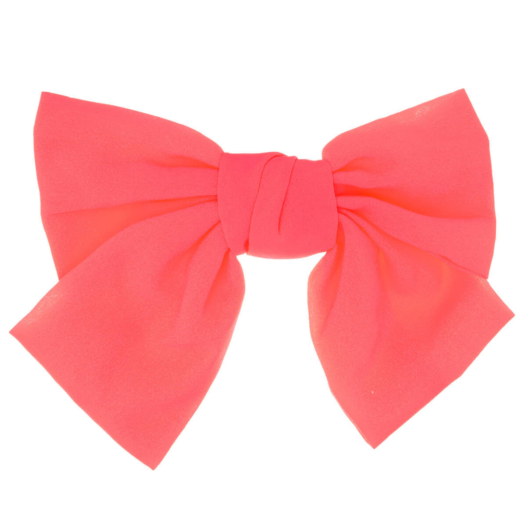 Monochrome hair bow tie hair clip 19cm