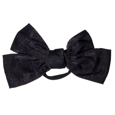 Monochrome hair bow tie hair bow 22cm