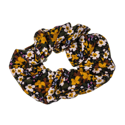 Flower patterned scrunchie hairpin ø 10cm