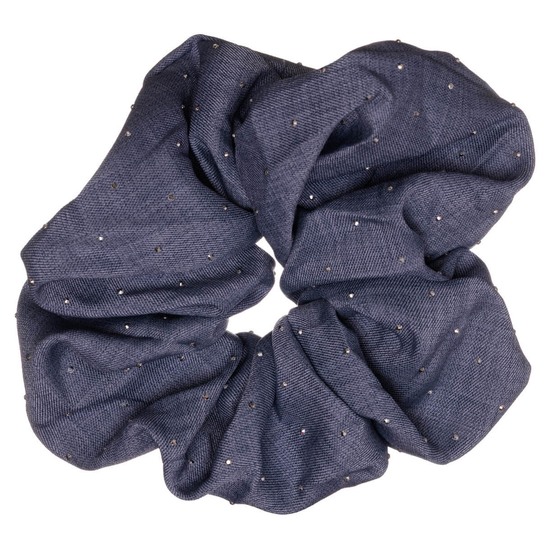 Kimalteleva scrunchie hiusdonitsi – iso & mattapintainen 14 cm