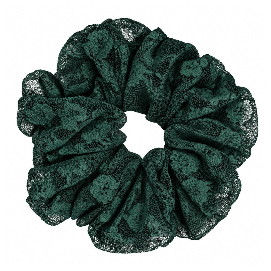 Pitsi scrunchie hiusdonitsi – iso &amp; pehmeä 13cm
