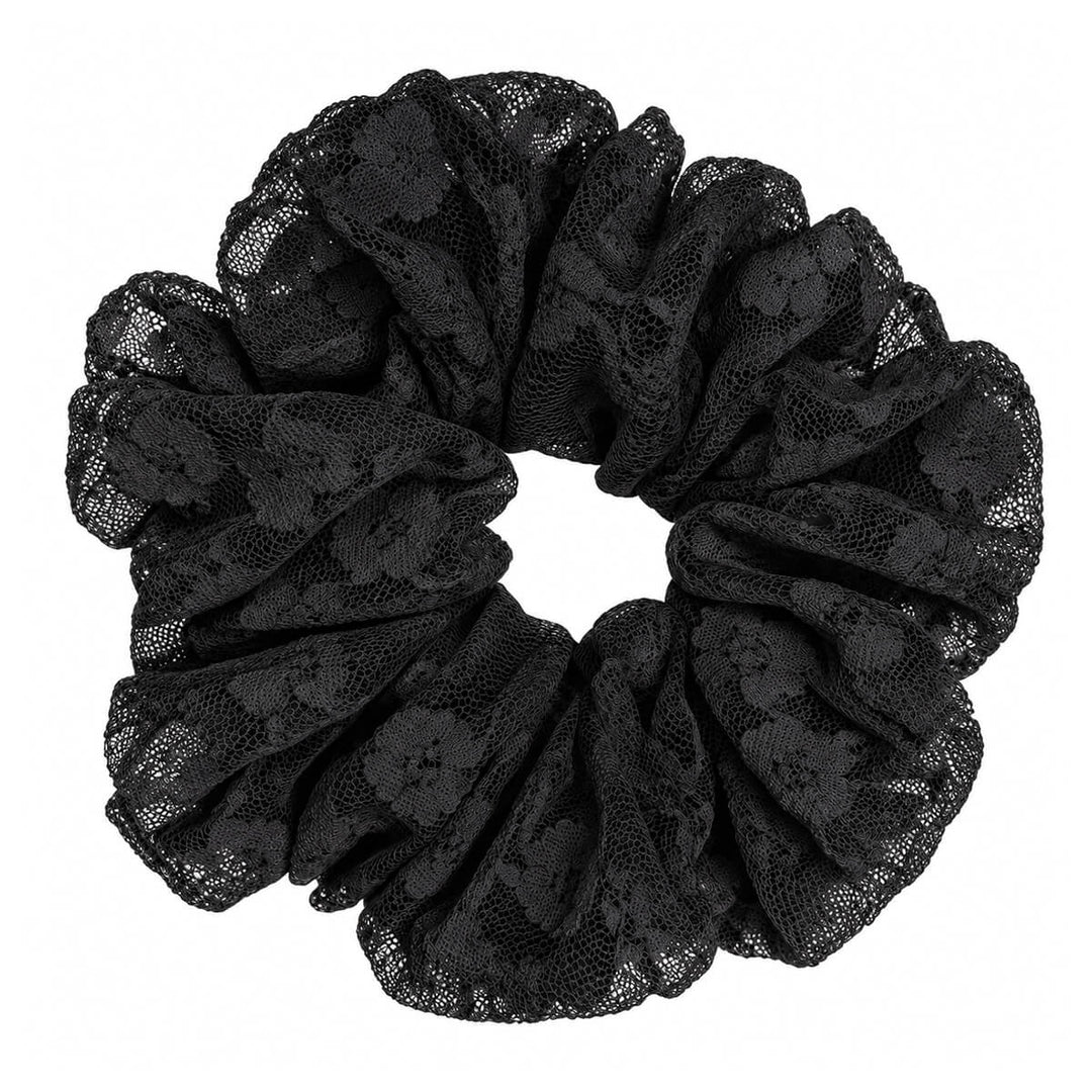Pitsi scrunchie hiusdonitsi – iso &amp; pehmeä 13cm