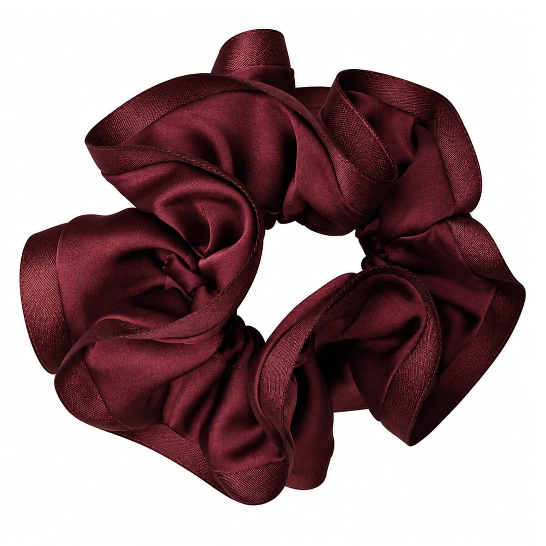 Zweiteiliger Satin-Scrunchie – groß &amp; weich, 13 cm