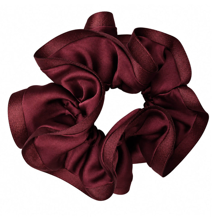 Zweiteiliger Satin-Scrunchie – groß &amp; weich, 13 cm