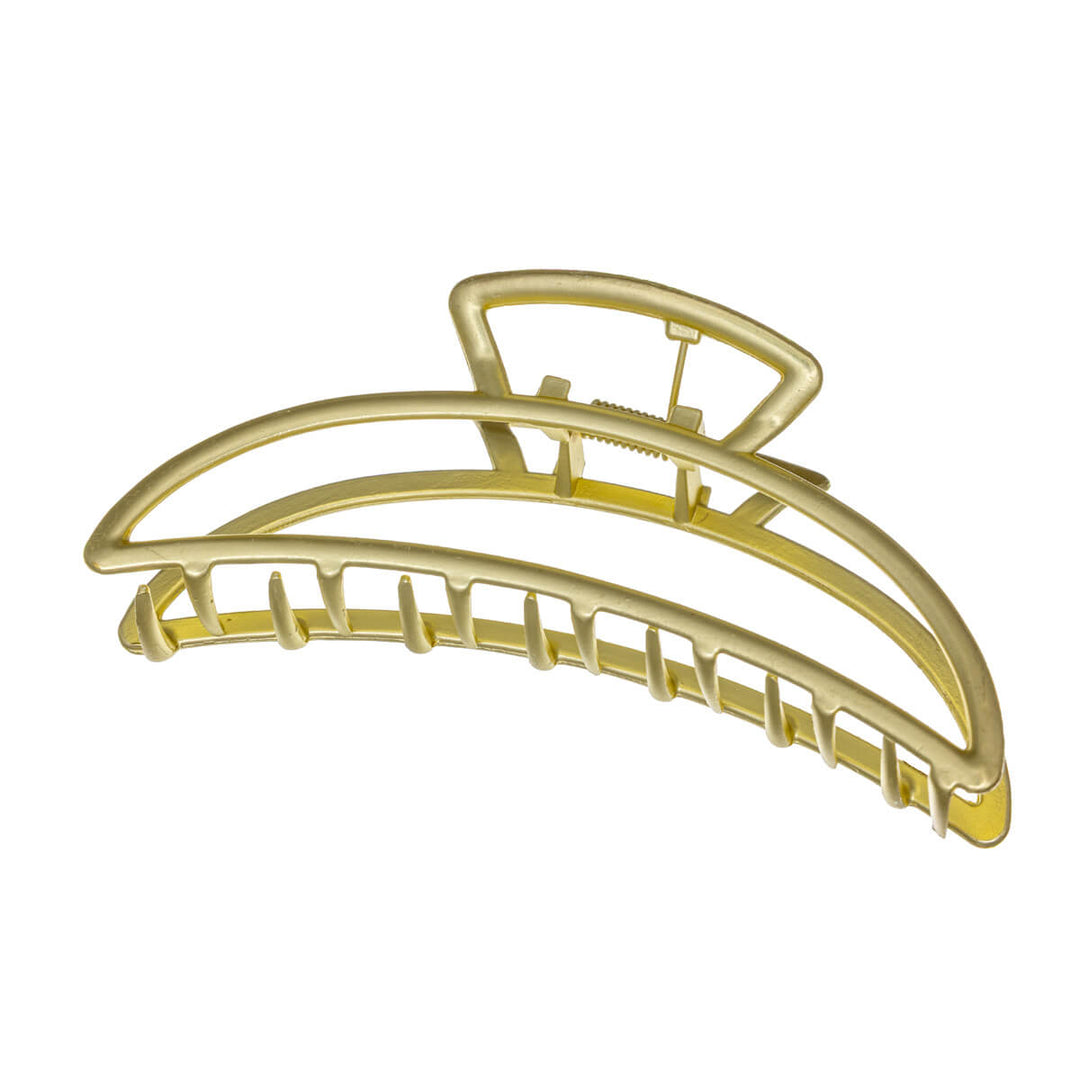 Kaareva metallinen hainhammas klipsi 11cm