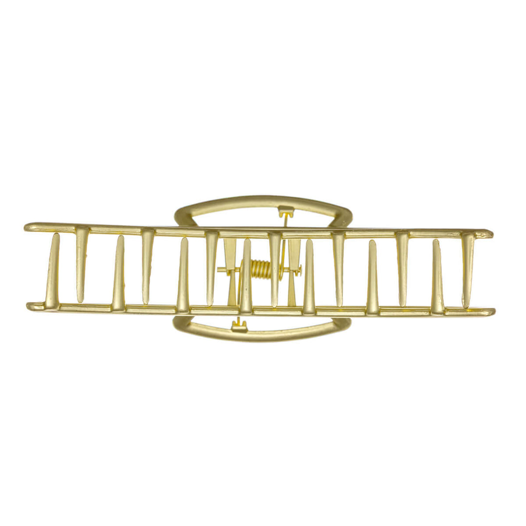 Kaareva metallinen hainhammas klipsi 11cm