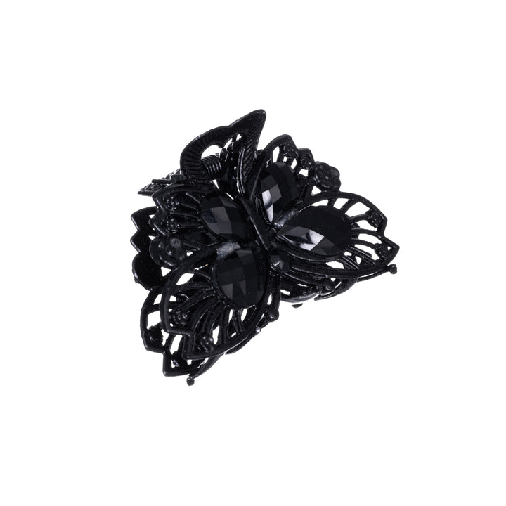 Metall hair claw schwarze Haarspange 4,3cm