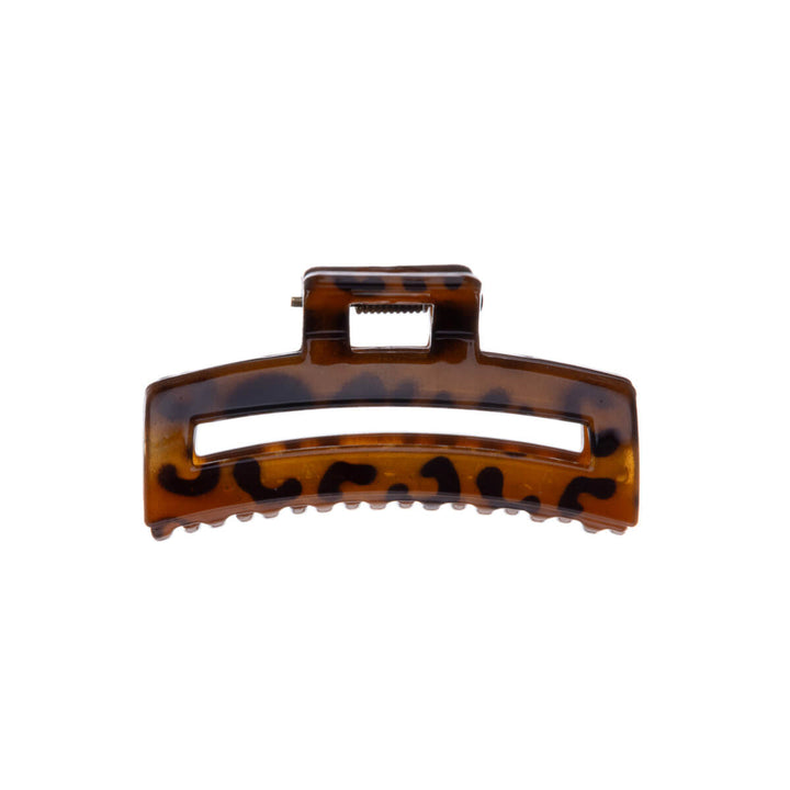 Rechteckiges Tiermuster hair claw Haarspange 6,9cm