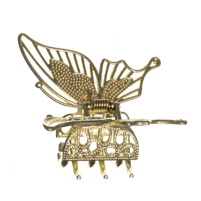 Perhonen metallinen hainhammas 7cm