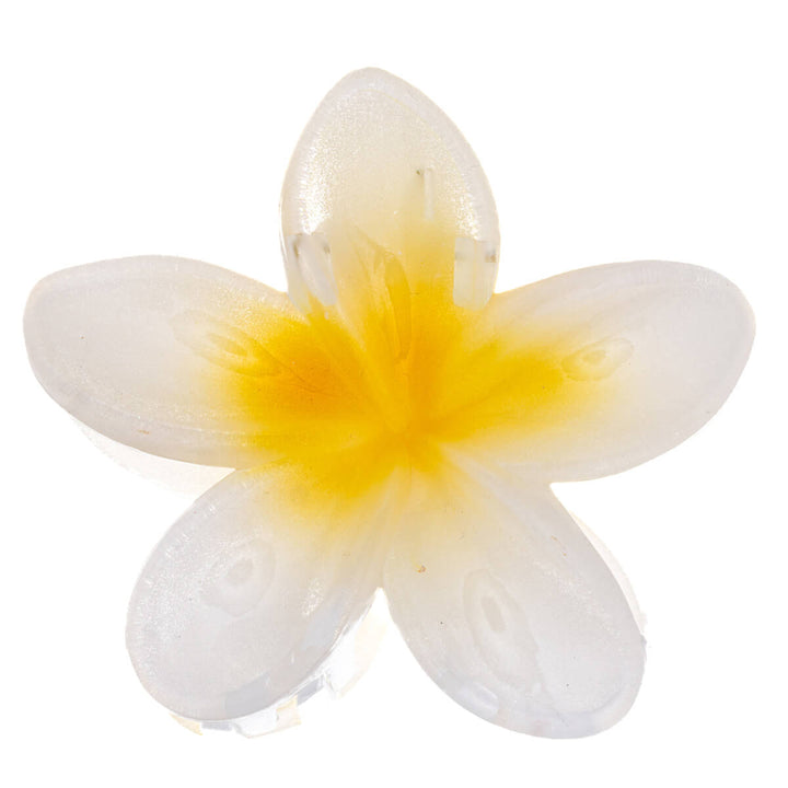 Trooppinen värikäs kukka hiusklipsi 8cm