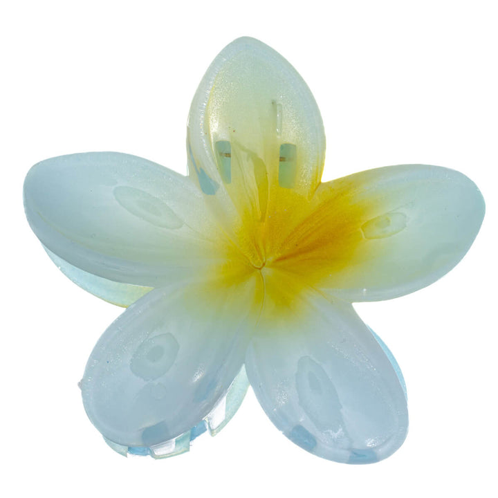 Trooppinen värikäs kukka hiusklipsi 8cm