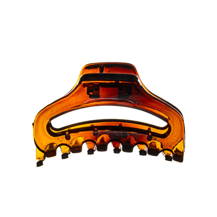 Curved shark tooth plastic hair clip 7cm