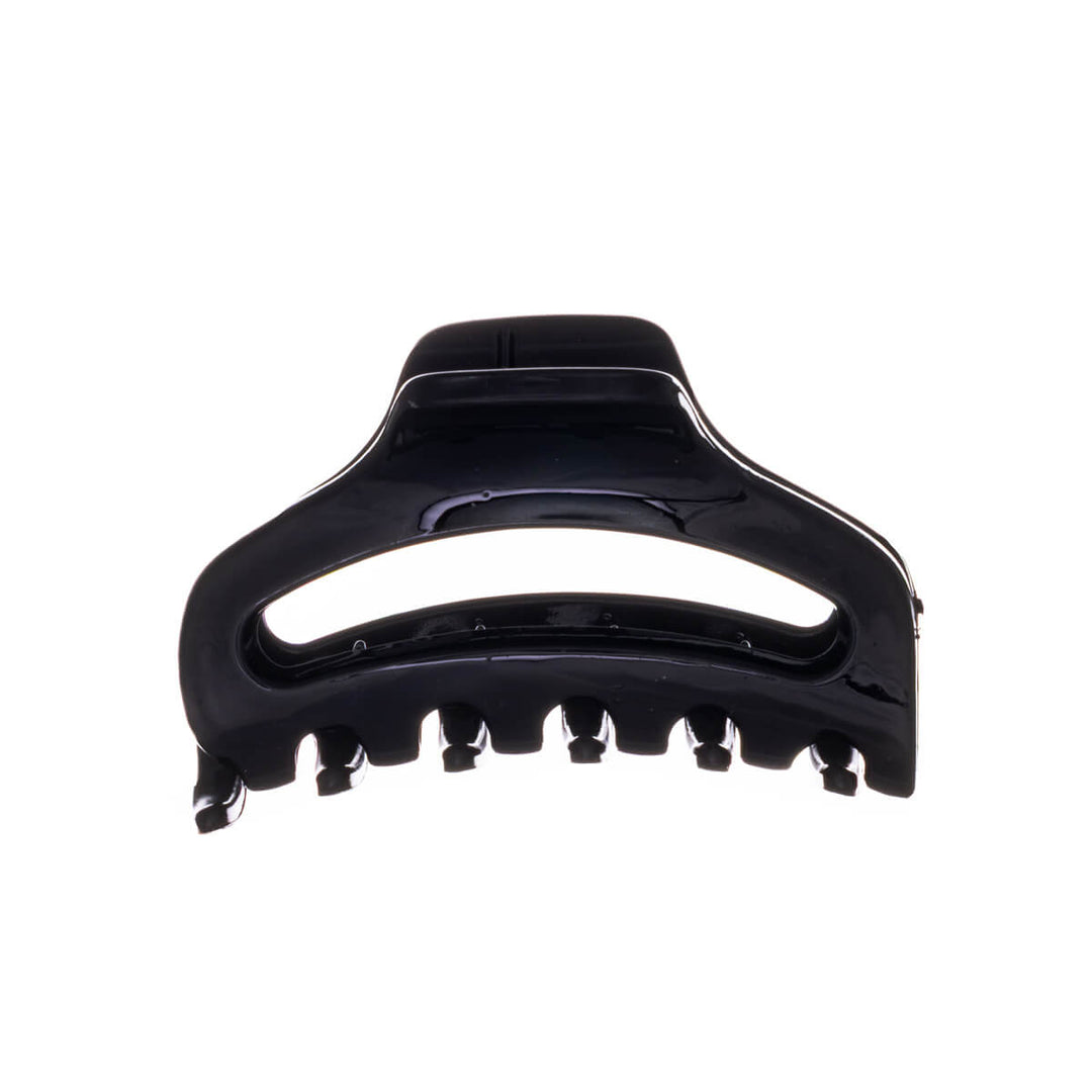 Curved shark tooth plastic hair clip 7cm