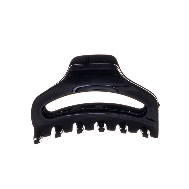 Curved shark tooth plastic hair clip 7cm