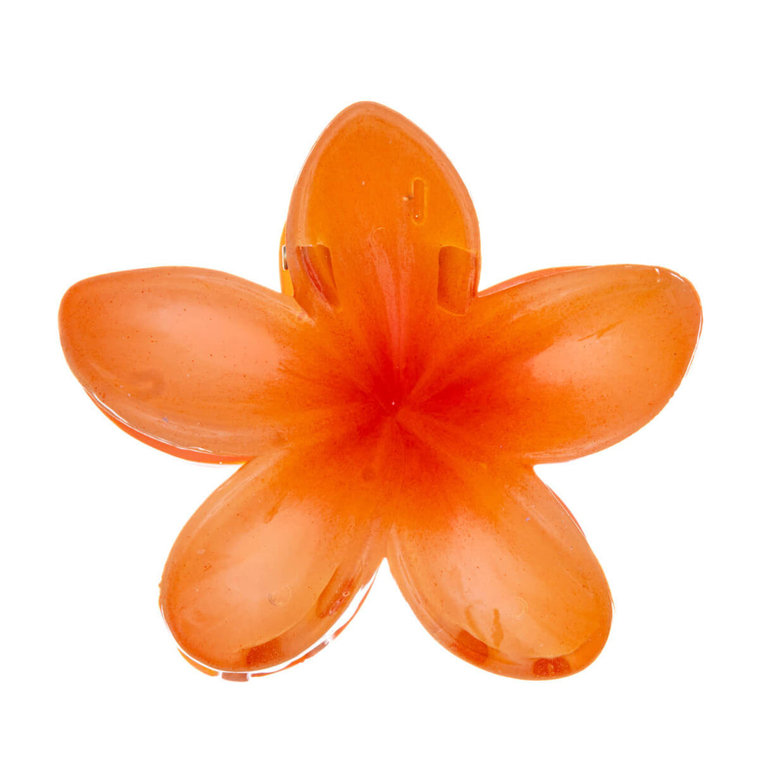 Kukka hiusklipsi plumeria hainhammas 8cm