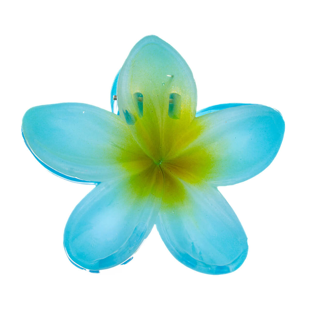Kukka hiusklipsi plumeria hainhammas 8cm