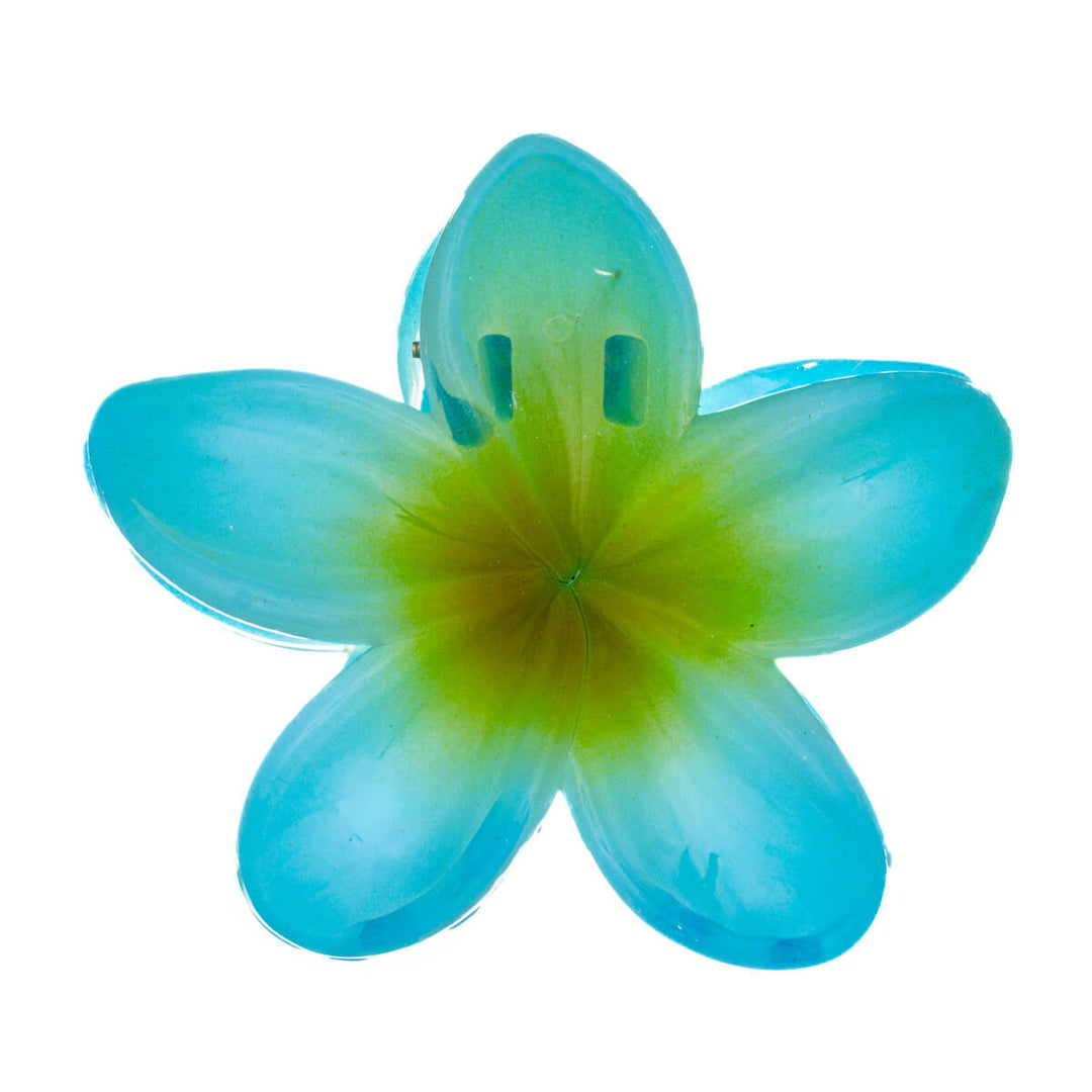 Kukka hiusklipsi plumeria hainhammas 8cm