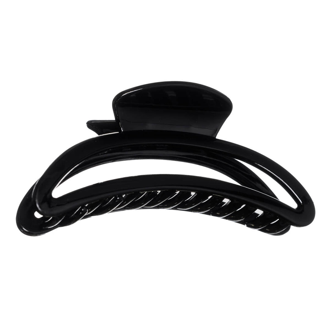 Large curved shark-tooth hair clip, 11.2 cm