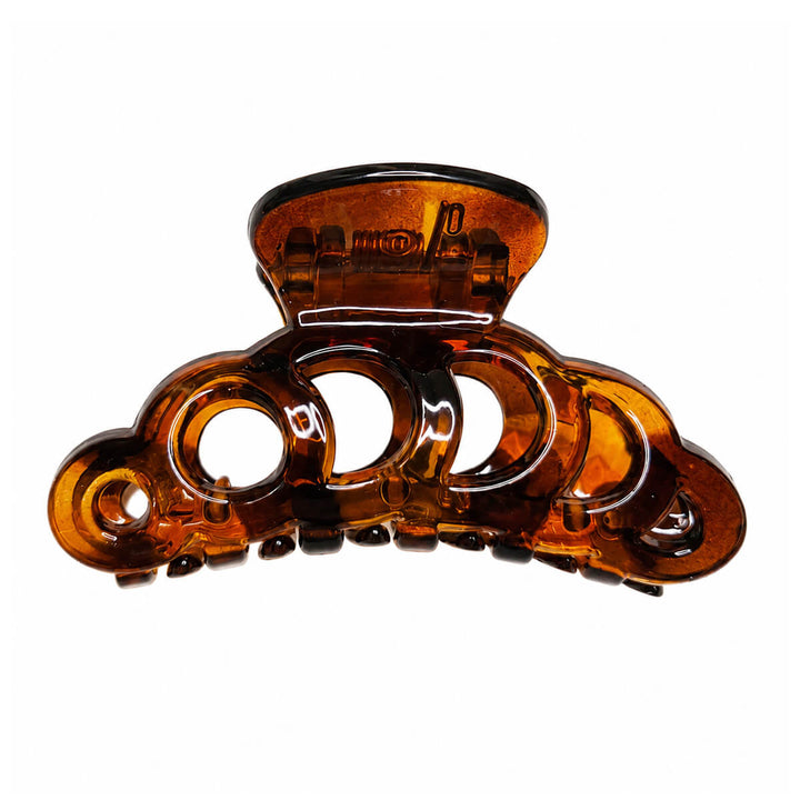 Haarspange aus Kunststoff hair claw – rundes Muster, 6,4 cm
