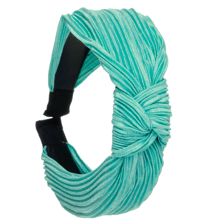 Plissé-Satin-Haarband mit Knoten 2,9cm