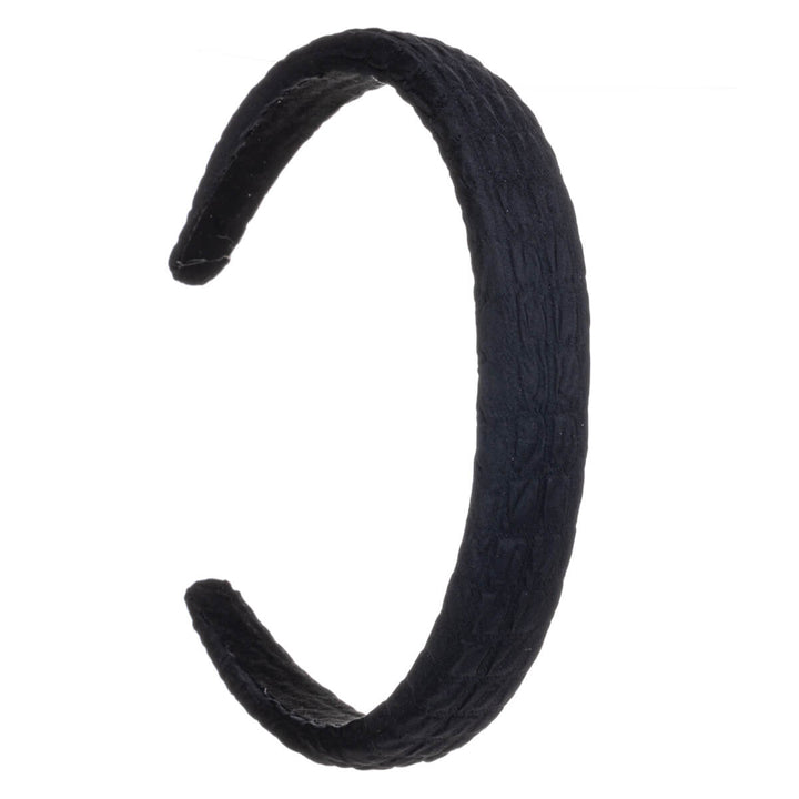 Monochrome patterned hairband matte finish 2,1cm