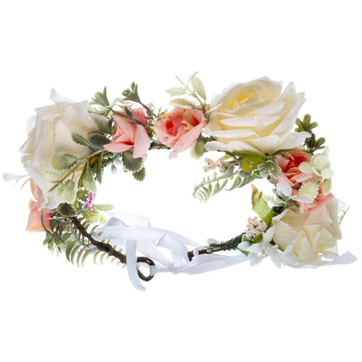 Stunning wreath for hair with roses