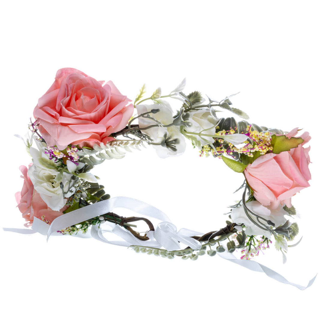 Stunning wreath for hair with roses