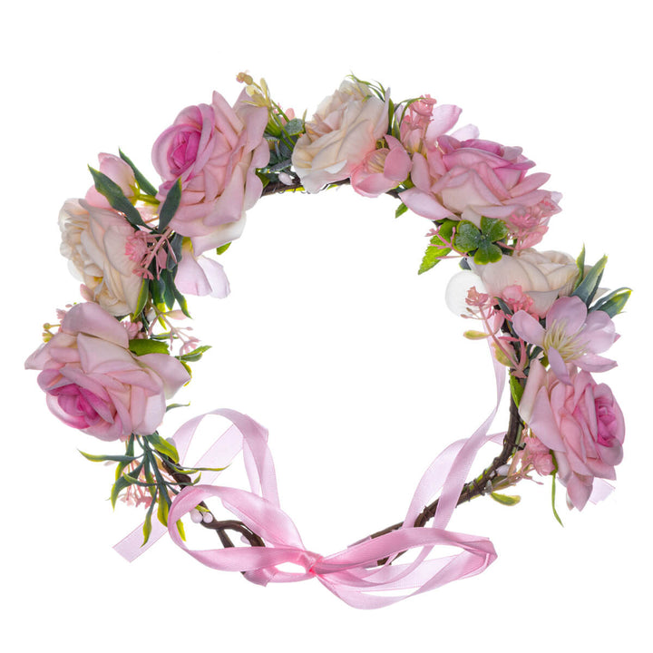 Blumenkranz mit großen Rosen