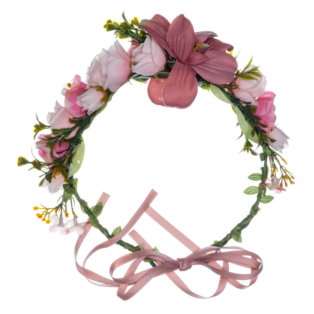 Wreath of Magnolias & Powdery roses