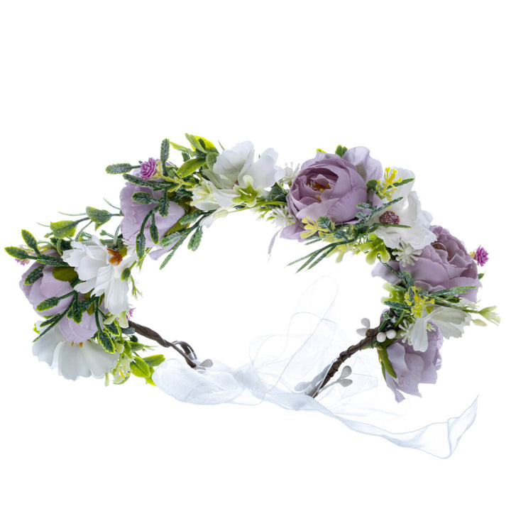 Romantic Peony Flower Wreath