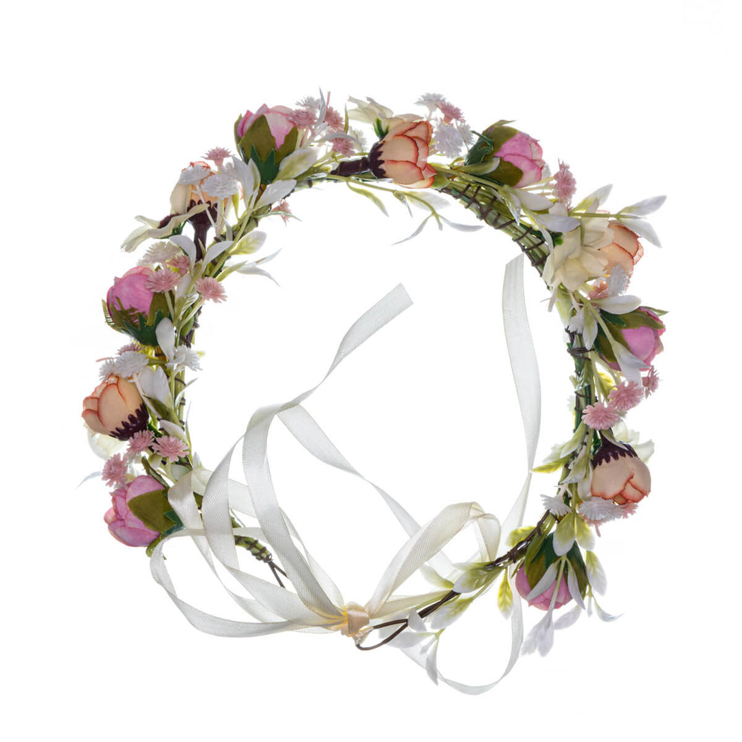 Colourful Flower Wreath of Roses