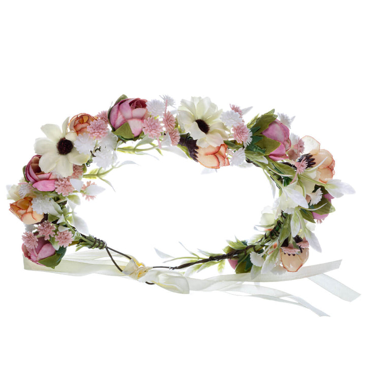 Colourful Flower Wreath of Roses