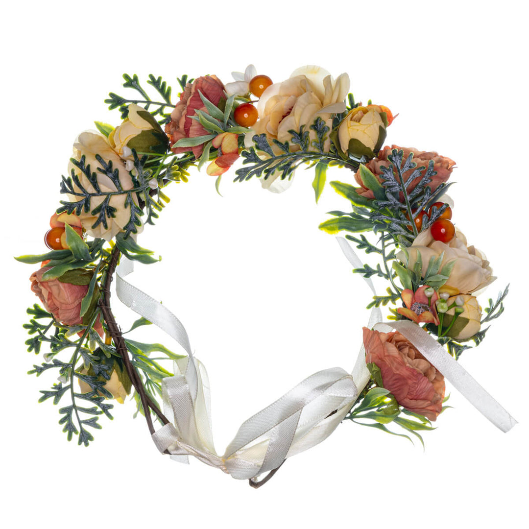 Bohemian Abundant Flower Wreath