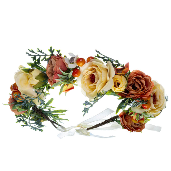 Bohemian Abundant Flower Wreath