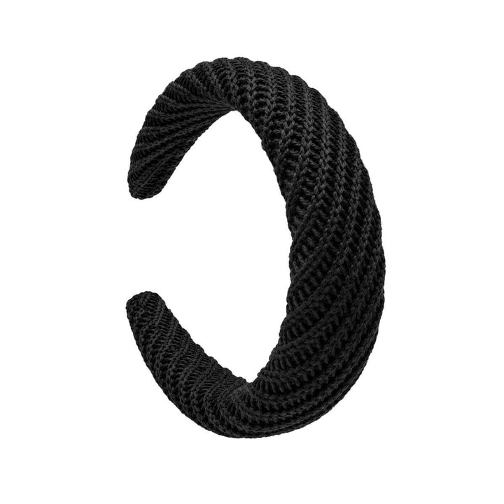 Breites, gestricktes Haarband – gepolstert