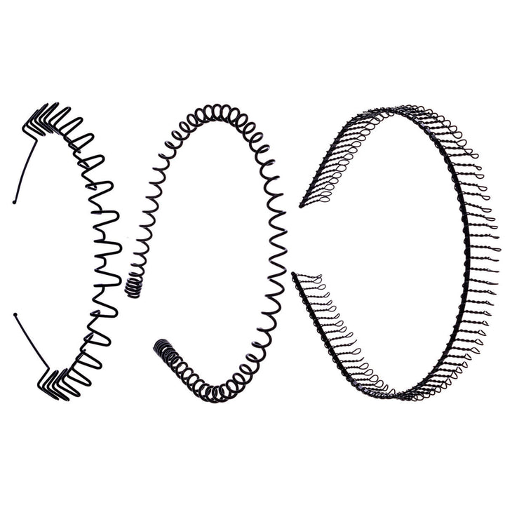 Metal hair clip set, 3 pieces