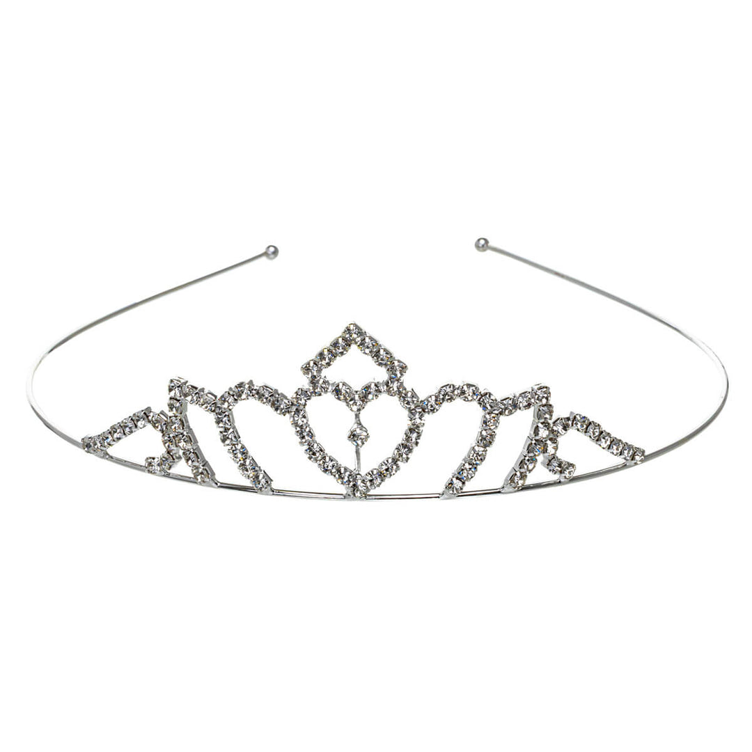 A delicate, sparkling tiara headband