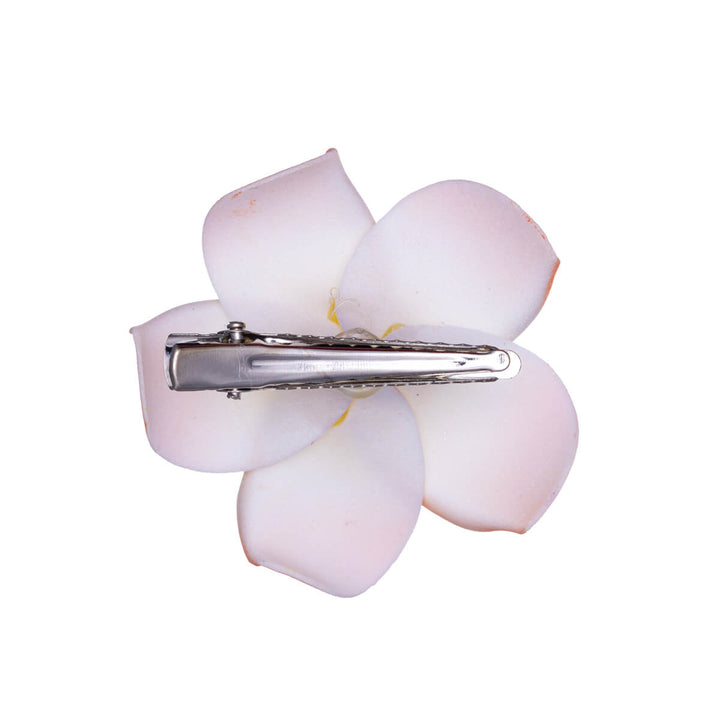 Plumeria hair flower hair clip 6cm