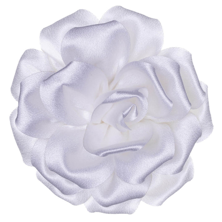 Große Satin Haar Blume und Kleid Blume 14cm