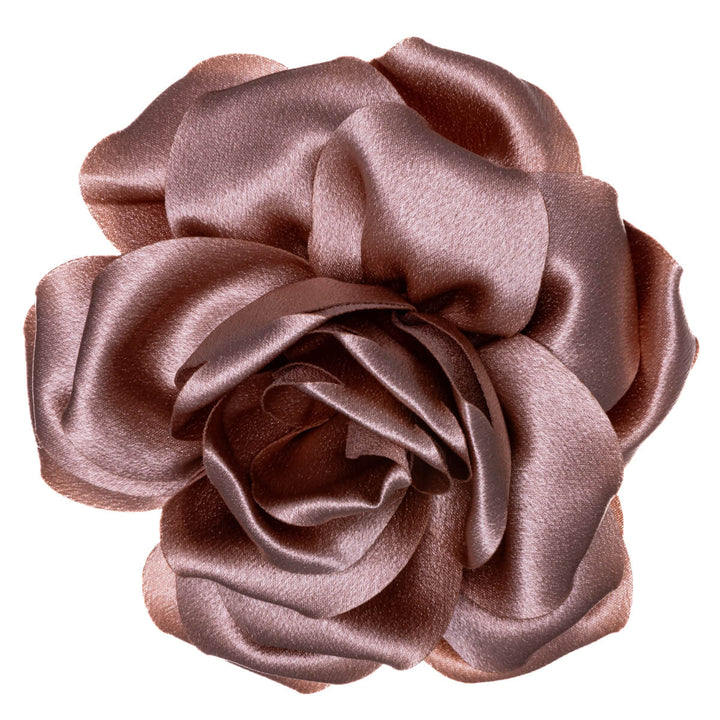 Große Satin Haar Blume und Kleid Blume 14cm