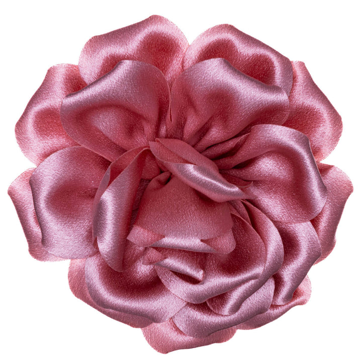 Große Satin Haar Blume und Kleid Blume 14cm