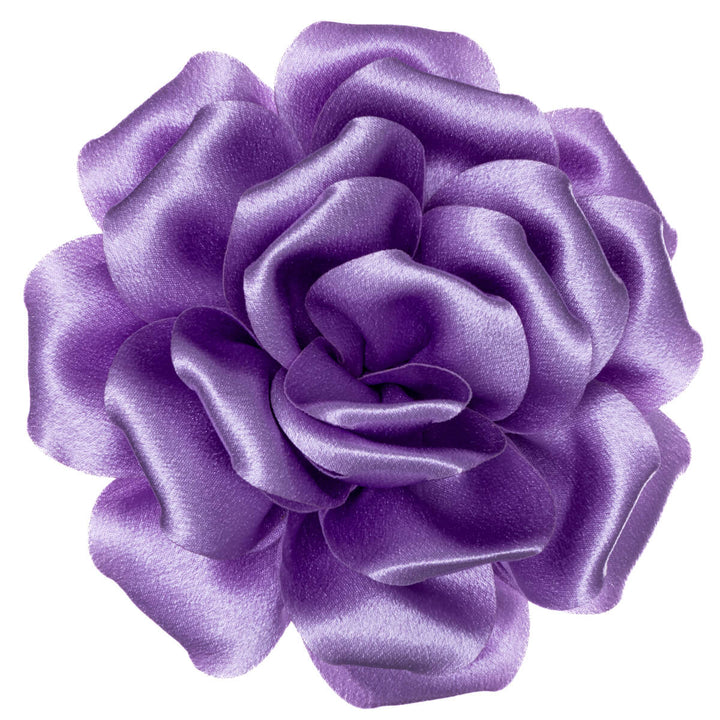 Große Satin Haar Blume und Kleid Blume 14cm